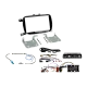 2-DIN Inbouw-Kit + Infodapter Fiat 500 (ZAF 312) 07/2015-08/2024