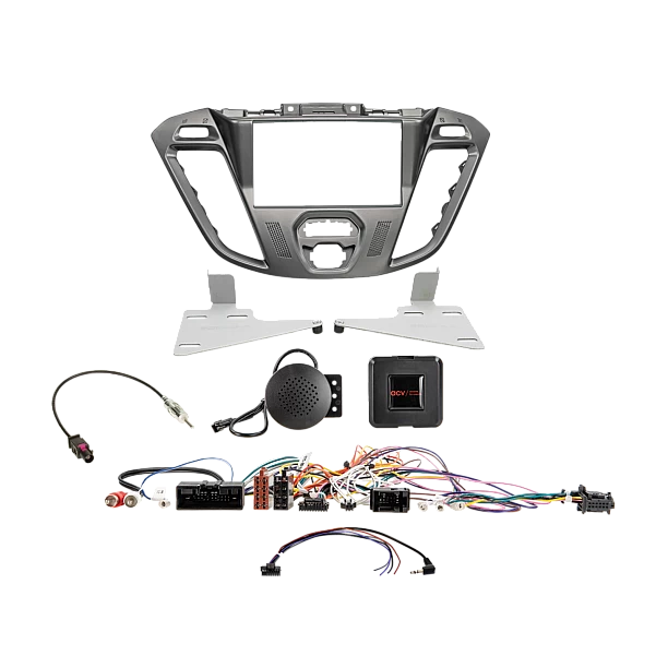 2-DIN kit Ford Custom 2012-2016 Euro5-> Kleur: Phoenix zilver