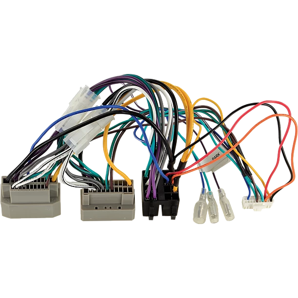 2-DIN Kit Dodge/ Jeep/ Chrysler stuurwielbediening met geluid bediening, multilead en 2 antenne adap