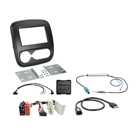 2-DIN kit Fiat/Nissan/Opel/Renault klimaatregelaar