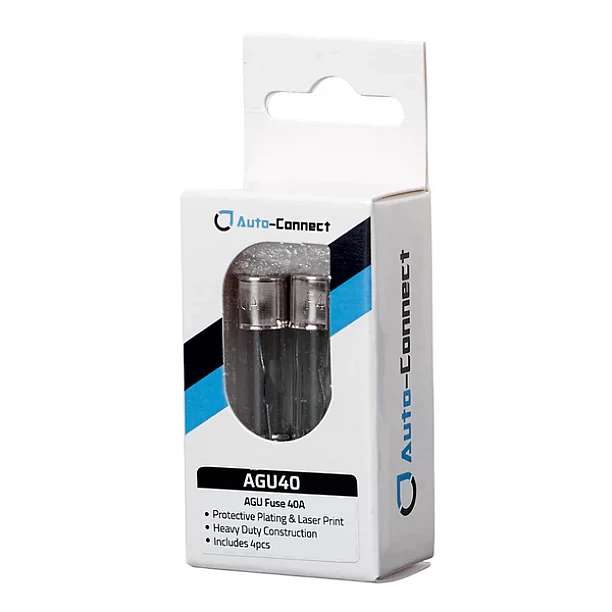 Auto-Connect AGU 40A fuse nickel plated 4pcs