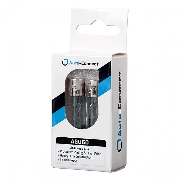 Auto-Connect AGU 60A fuse nickel plated 4pcs