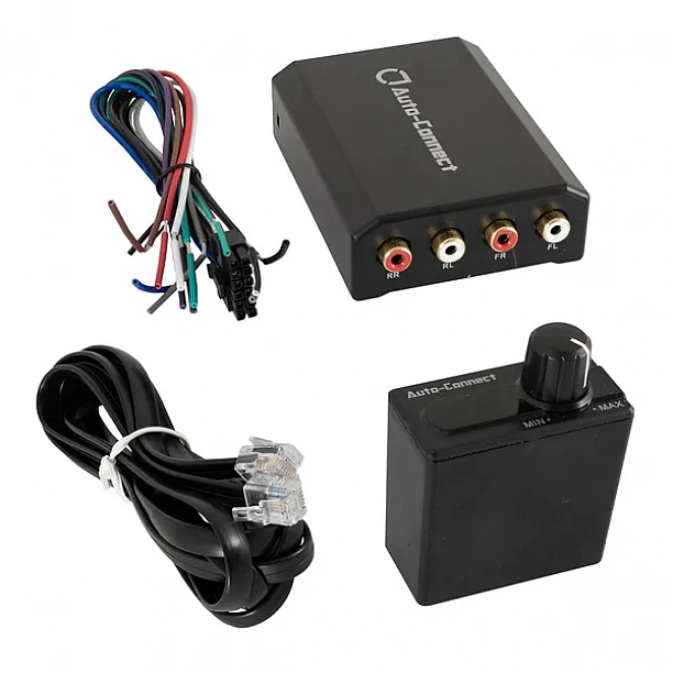 Auto-Connect 4 channel High-Low converter with volt meter