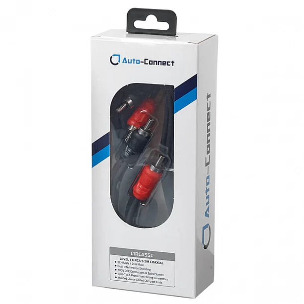 Auto-Connect Level 1 RCA cable 5,5m Koaxial