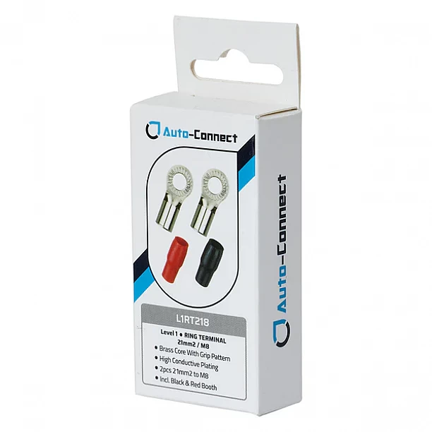 Auto-Connect Level 1 Ring Terminal 21mm2 M8