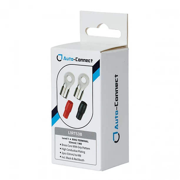 Auto-Connect Level 1 Ring Terminal 53mm2 M8 Auto-Connect Level 1 Ring Terminal 53mm2 M8