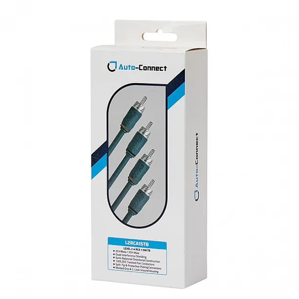 Auto-Connect Level 2 RCA cable 1,5m