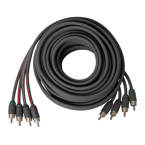 Auto-Connect Level 2 4-ch RCA cable 5,5m semi