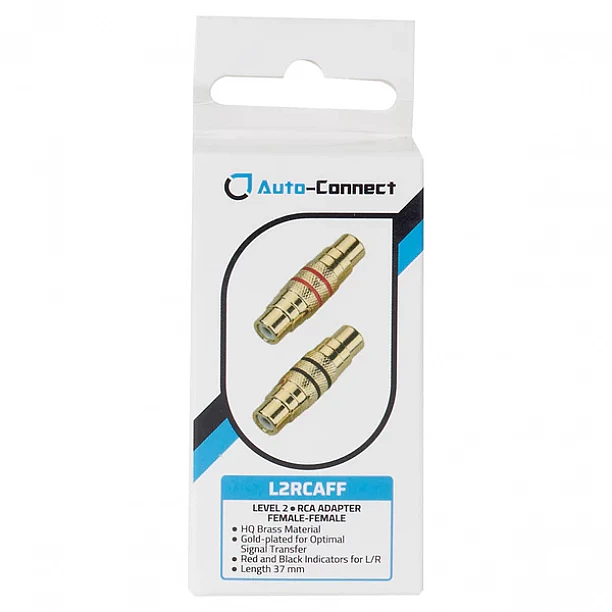 Auto-Connect L2 RCA Adapter Female -Female