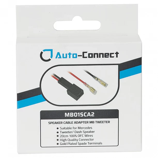 Auto-Connect Speaker Cable Adapter MB TW Black