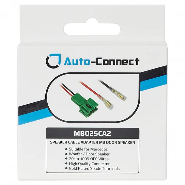 Auto-Connect Speaker Cable Adapter MB WF Green