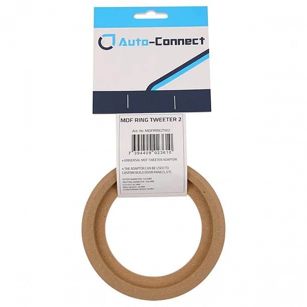 Auto Connect MDF Installation Ring Tweeter, Cut out 82mm
