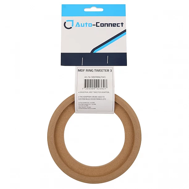 Auto Connect MDF Installation Ring Tweeter, Cut out 92mm