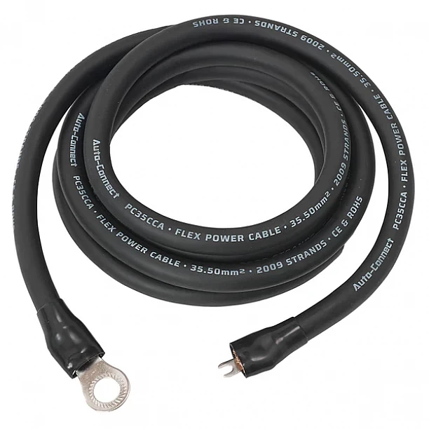 Auto-Connect Power cable CCA 35mm2 Term. 2.5M black