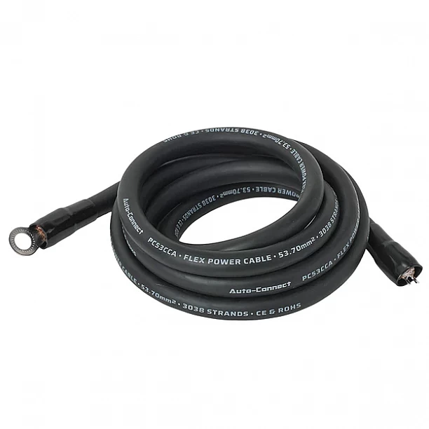 Auto-Connect Power cable CCA 53mm2 Term. 2.5M black
