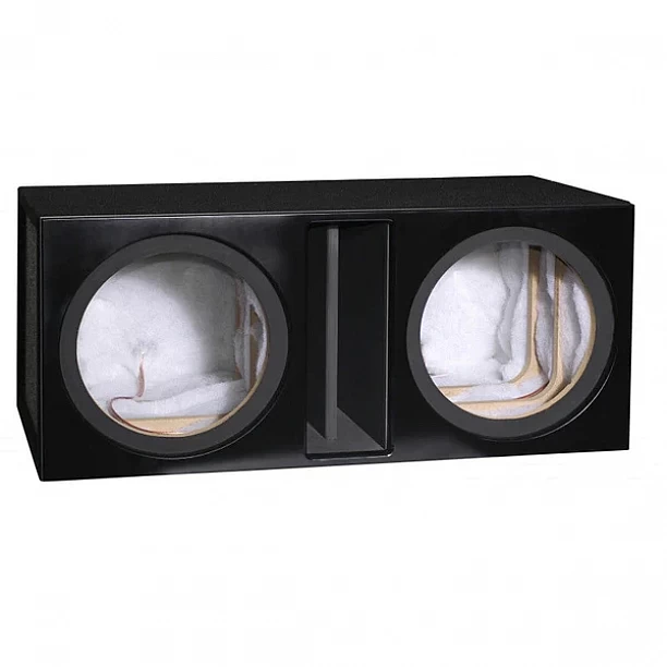 GAS Audio Power Gepoorte Subwooferkist 2x12 GAS Audio Power Gepoorte Subwooferkist 2x12