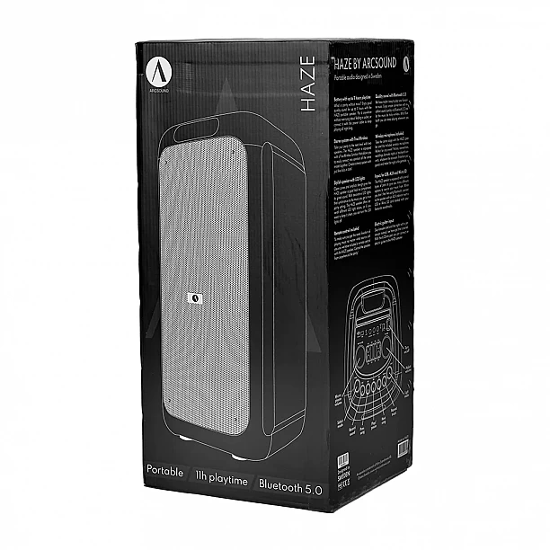 Arcsound HAZE Bluetooth speaker 120W, black
