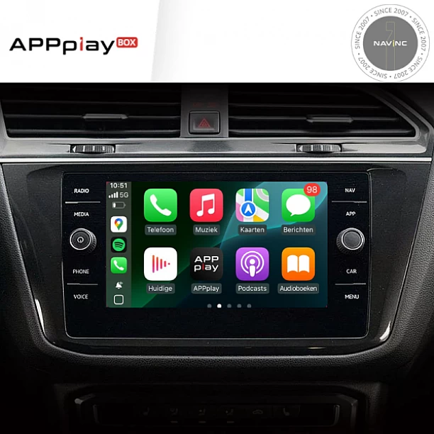 APPplay BOX VAG MIB & MIB2 CARplay & Android Auto set