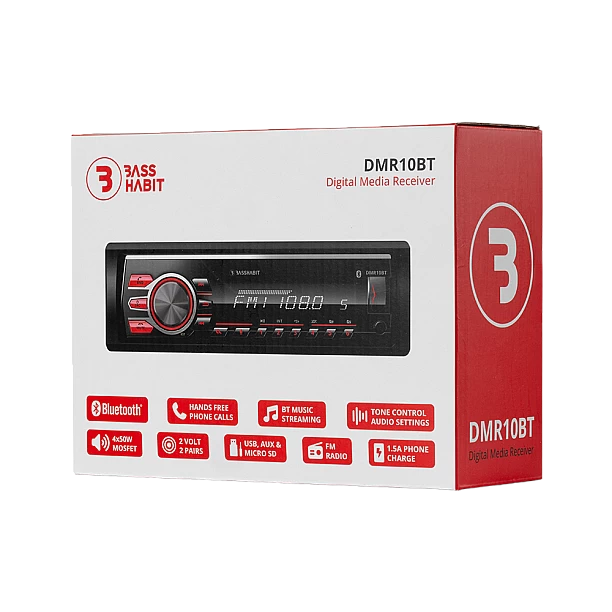 Bass Habit Media Reciver USB, AUX , BT