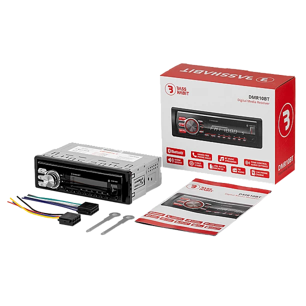 Bass Habit Media Reciver USB, AUX , BT