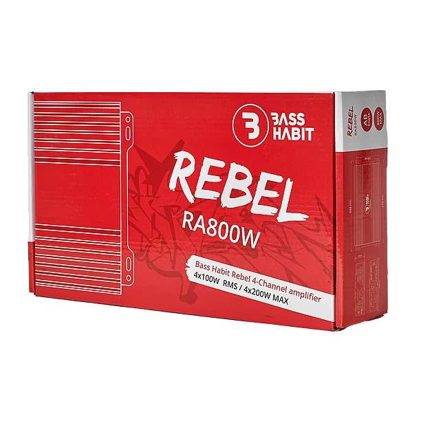 BASS HABIT REBEL 4ch amplifier BASS HABIT REBEL 4ch amplifier