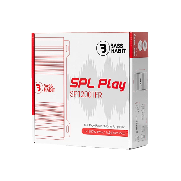 BASS HABIT SPL PLAY Mono Amplifier 1200W RMS