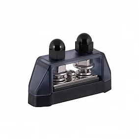 Distribution blok Black, 2xM8 + 1xM4