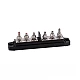 Distribution blok 3x red M8, 3x black M8