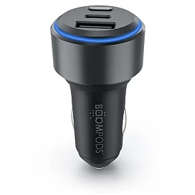 BOOMTAG, snelle autolader met ingebouwde tracker, Apple & Android