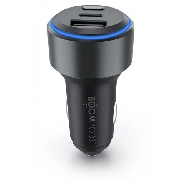 BOOMTAG, snelle autolader met ingebouwde tracker, Apple & Android