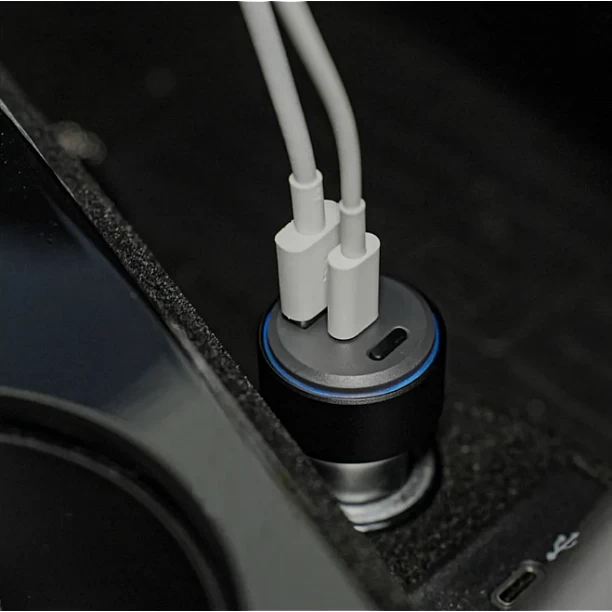 BOOMTAG, snelle autolader met ingebouwde tracker, Apple & Android