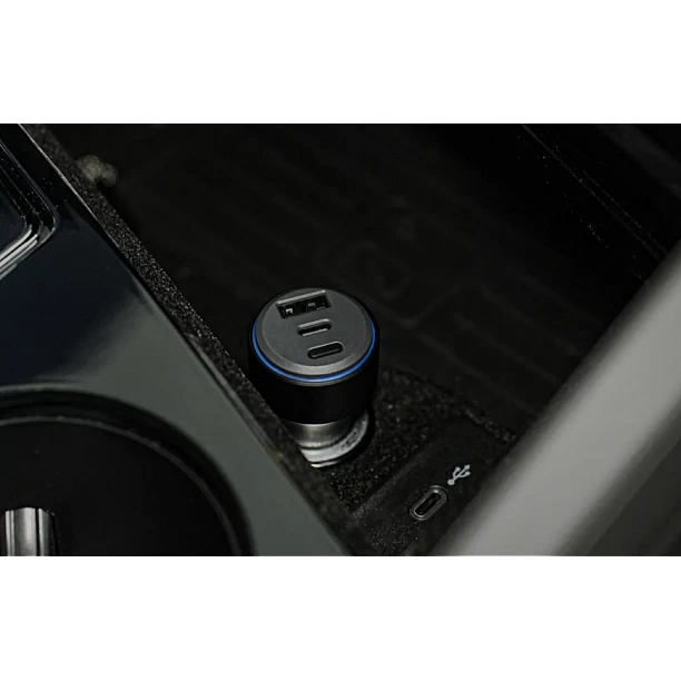 BOOMTAG, snelle autolader met ingebouwde tracker, Apple & Android