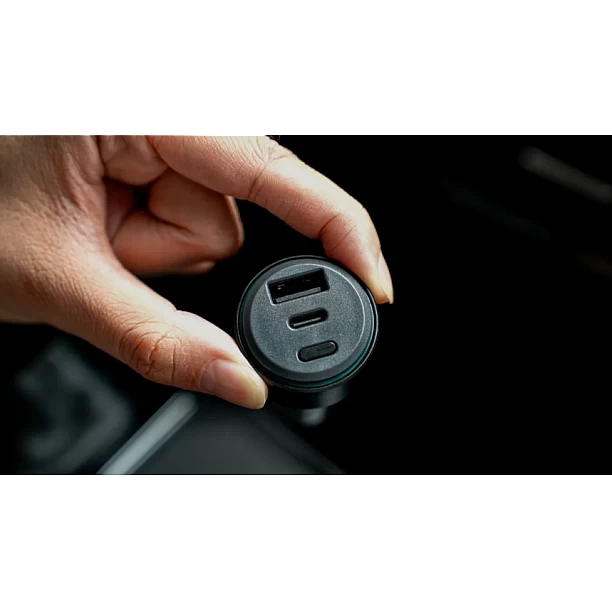 BOOMTAG, snelle autolader met ingebouwde tracker, Apple & Android