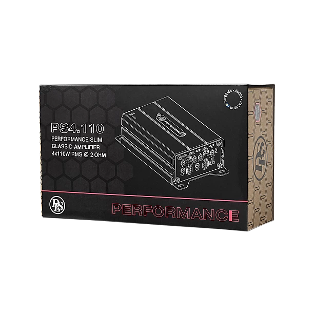 DLS Performance 4 Channel Slim Amplifier 110W RMS DLS Performance 4 Channel Slim Amplifier 110W RMS