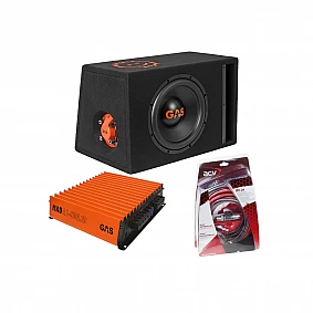 GAS MAD Subwoofer set MAD B2-110 (gepoort) + MAD A1-500.1D + WK-20