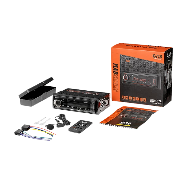 MAD M110BTR 1-DN BT, USB, AUX, RDS