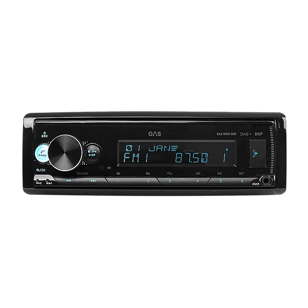 GAS MAX 1DIN DAB, BT, AUX, USB, APP, DSP, RDS