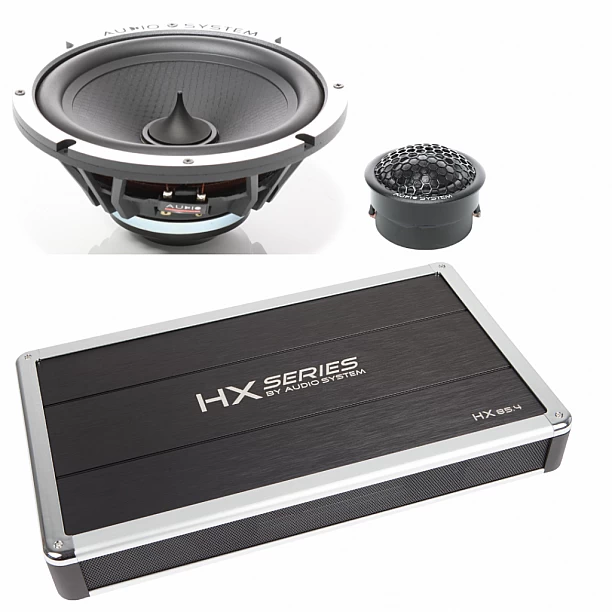 HX-SERIE PHASE EVO 3 165 mm 2-Weg High-end volactief system met Phase Plug en HX-85.4 versterker HX-SERIE PHASE EVO 3 165 mm 2-Weg High-end volactief system met Phase Plug en HX-85.4 versterker