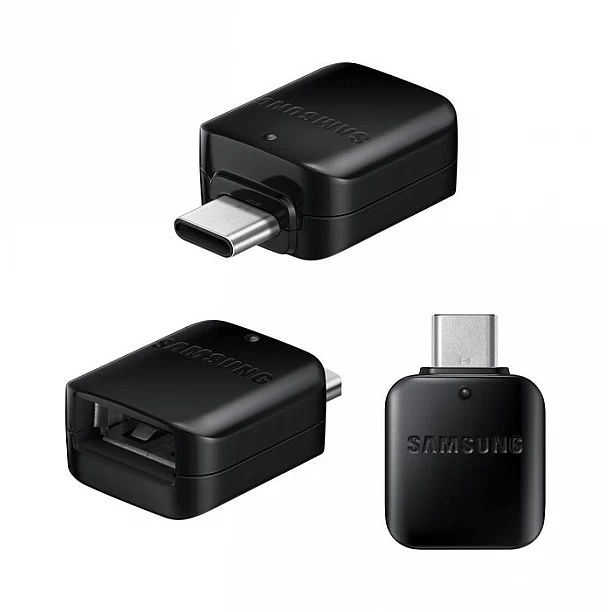 Kabeladapter USB-A f - USB-C m - kleur zwart Kabeladapter USB-A f - USB-C m - kleur zwart