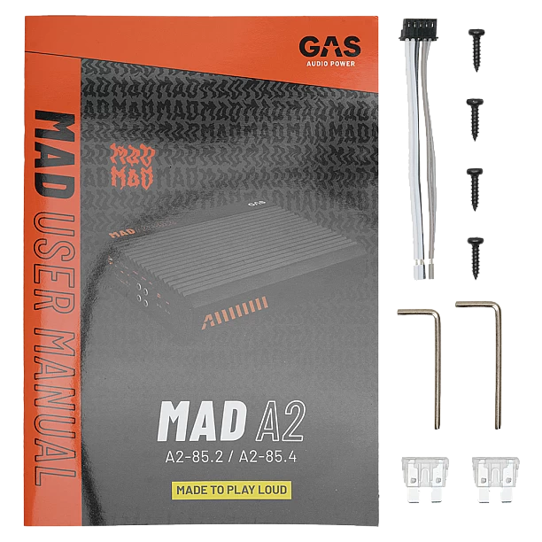GAS MAD Level 2 Two Channel amplifier GAS MAD Level 2 Two Channel amplifier