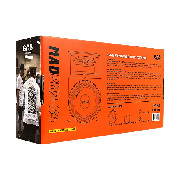 GAS MAD Level 2 Midrange Driver 6.5 GAS MAD Level 2 Midrange Driver 6.5