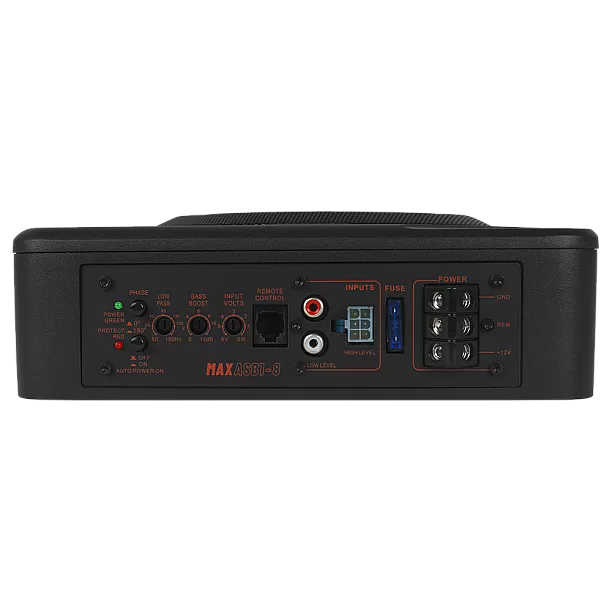 GAS MAX Level 1 Amplified Underseat Subwoofer 8 GAS MAX Level 1 Amplified Underseat Subwoofer 8