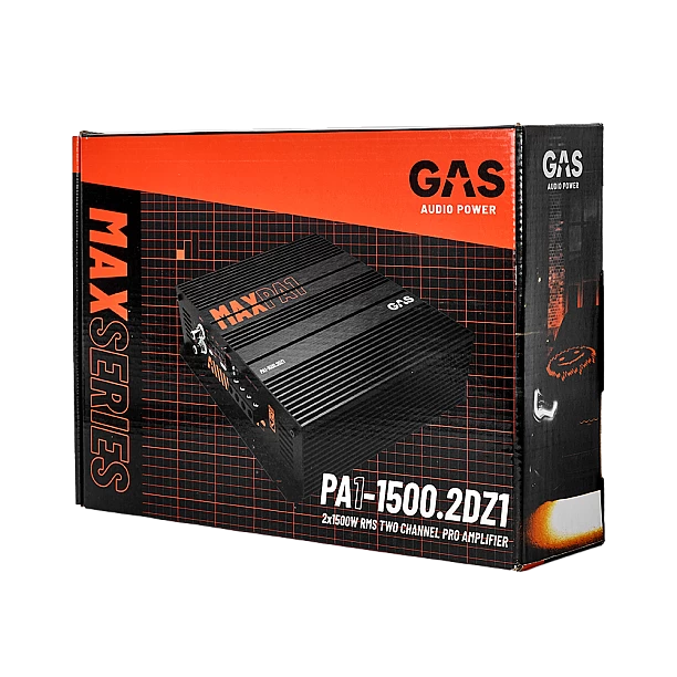 GAS MAX Level PA1 Two Channel amplifier 2x1500W 1Ohm GAS MAX Level PA1 Two Channel amplifier 2x1500W 1Ohm