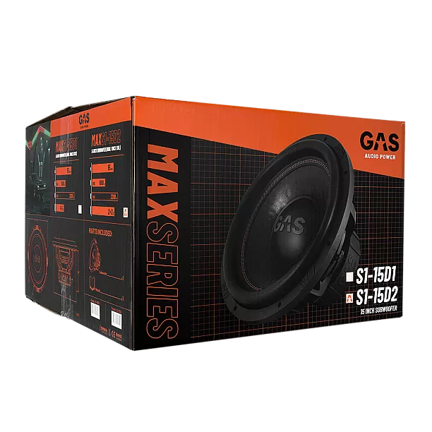 GAS MAX Level 1 Subwoofer 15 GAS MAX Level 1 Subwoofer 15