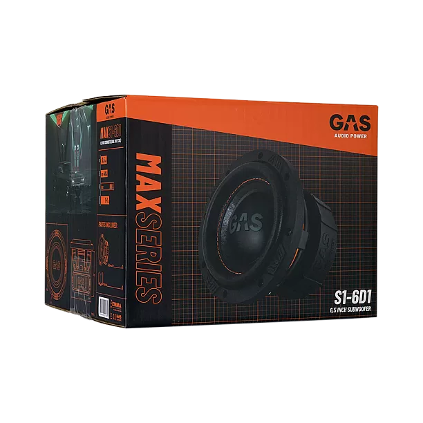 GAS MAX Level 1 Subwoofer 6,5 GAS MAX Level 1 Subwoofer 6,5