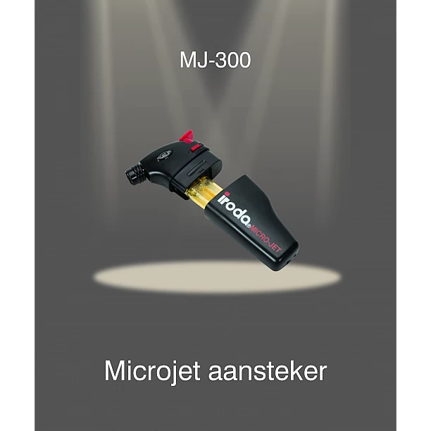 Iroda MJ-300 compacte microjet aansteker met micro vlam, voor oa solderen en krimpen Iroda MJ-300 compacte microjet aansteker met micro vlam, voor oa solderen en krimpen