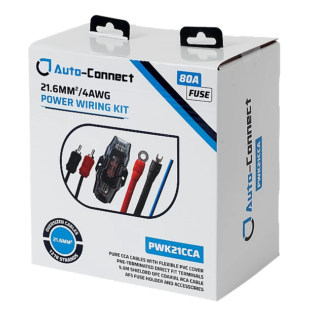 Auto-Connect Pure CCA Wiring Kit 21.6mm²