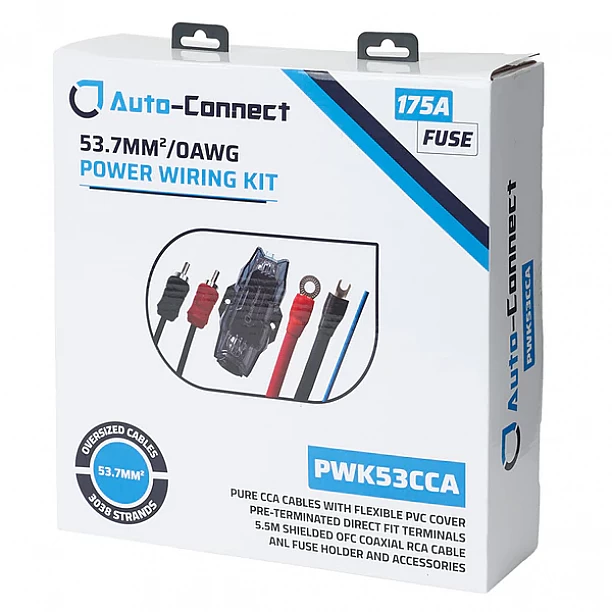 Auto-Connect Pure CCA Wiring Kit 53.7mm²