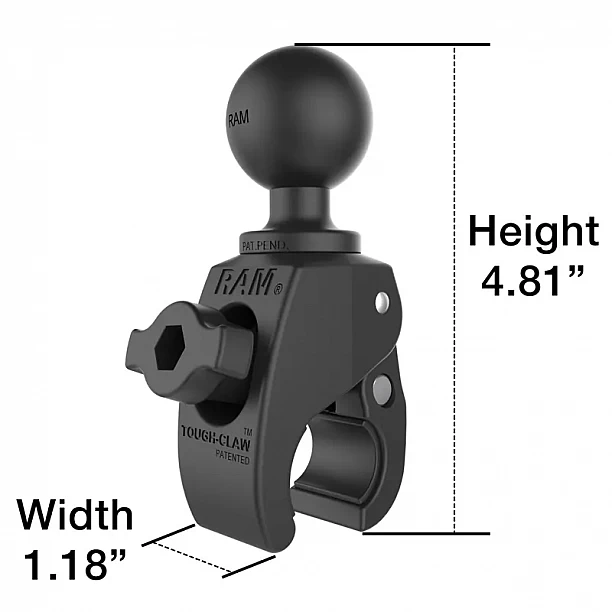RAM® Tough-Claw™ Kleine Klem Bal Basis RAM® Tough-Claw™ Kleine Klem Bal Basis