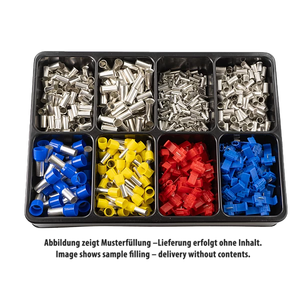 PROline Werkplaatskast assortiments bak, 8 vakken - inleg tray ten behoeve lade 335x238x45mm